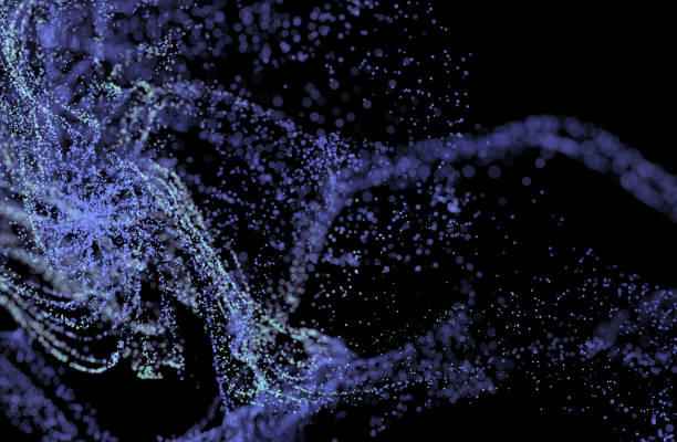 istock 3D Render of many small ultraviolet and blue particles 1404482200