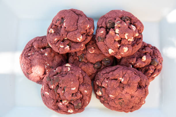 istock Red velvet cookies 1404482287