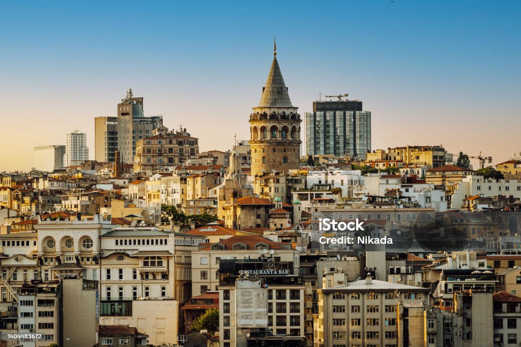 Istanbul views to Galata tower, Istanbul, Türkiye Istanbul Stock Photo