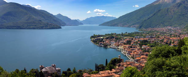istock Menaggio city Como lake and mountains 1404484913