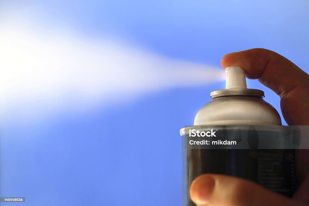 aerosol can Ozone Layer Stock Photo