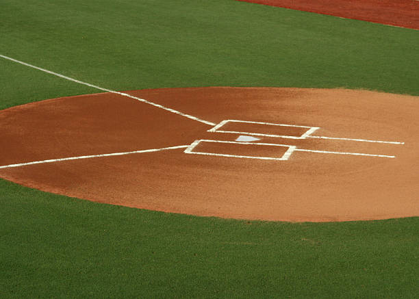 home plate - bunt photos et images de collection