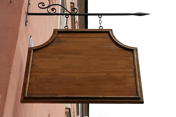 istock sign made of wood 140449157
