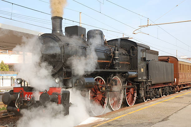 Steam train stock photo