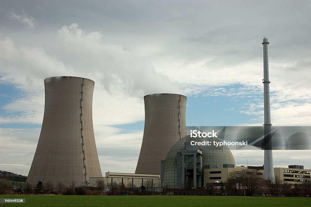 원자력 발전소 - 로열티 프리 0명 스톡 사진