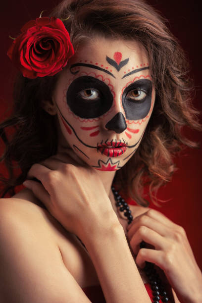 istock santa muerte makeup 1404499958