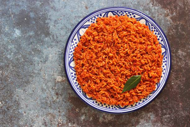 istock Jollof Rice. Traditional Nigerian dish. 1404500929