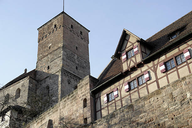 Heathen's tower, Nuremberg stock photo