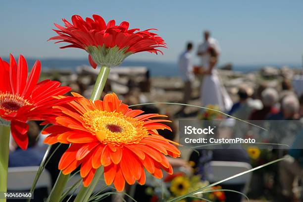 Flores Perspectiva Da Cerimónia - Fotografias de stock e mais imagens de Altar - Altar, Ao Ar Livre, Cerimónia