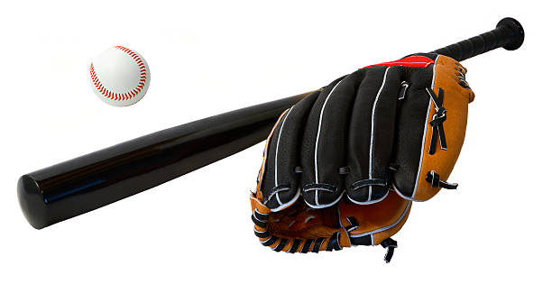 istock Baseball Bat,Ball and Glove Arrangement 140450471