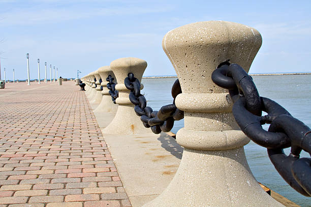 Edge of Lake Erie stock photo