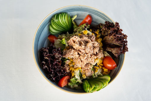 Delicious healthy tuna fish salad