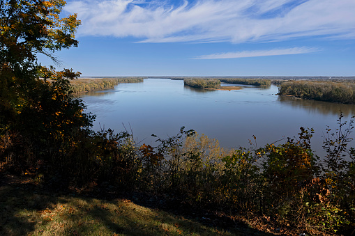 Mississippi River at Hannibal, Missouri