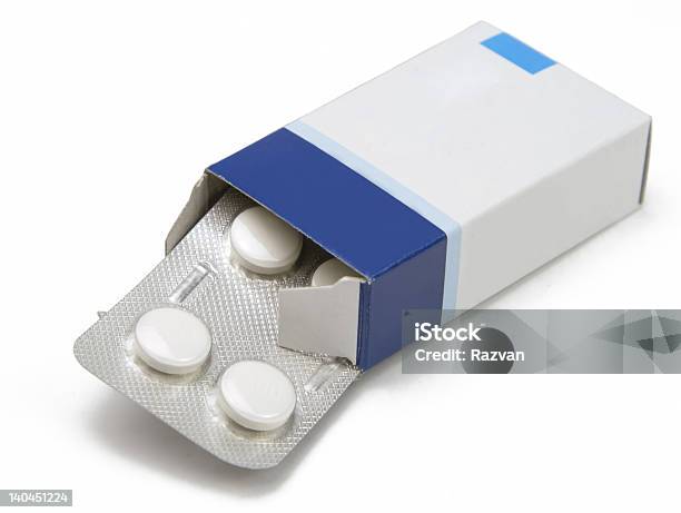 Tabletten Box Stockfoto und mehr Bilder von Medikament - Medikament, Tablette, Blase - Verletzung