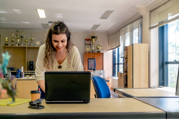 istock Woman in a office 1404513880