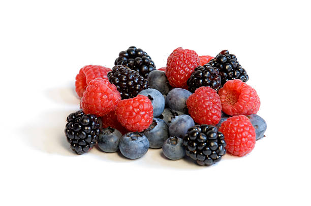 istock Pile of freshly picked mixed berries 140452160