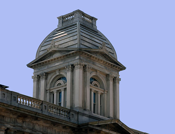 architectural rooftop stock photo