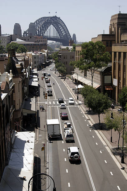istock Road To Sydney Harbour Bridge 140452489