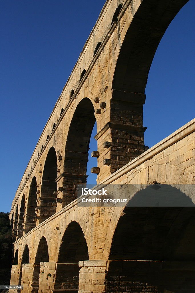 Pont du Gard - Foto de stock de Acueducto libre de derechos