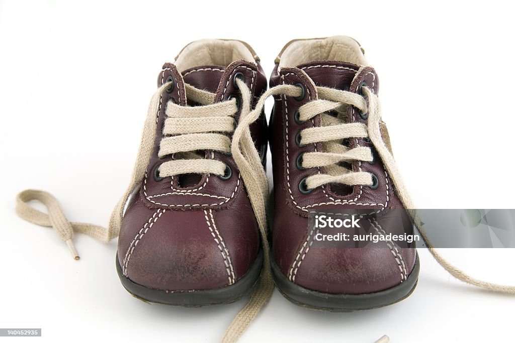 Par de calçados infantis - Foto de stock de Andar royalty-free