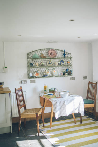 istock Interior view of a brightly lit, and organised kitchen 1404531521