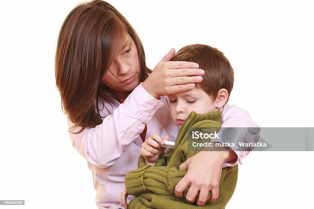 Fièvre&nbsp;? - Photo de Enfant libre de droits