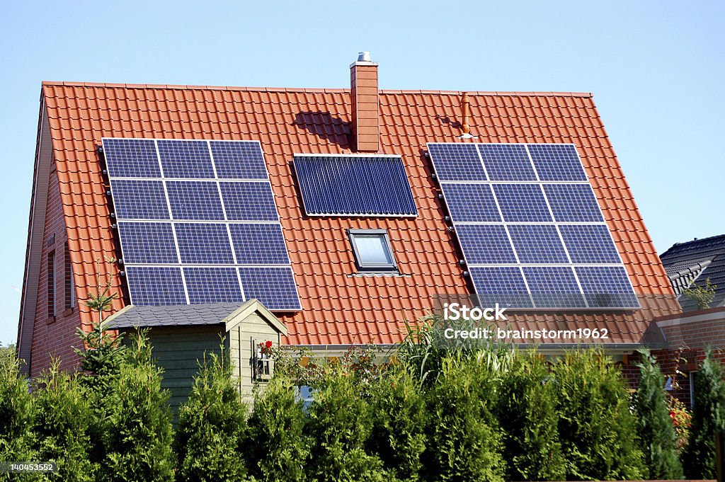 Photovoltaic - Lizenzfrei Blau Stock-Foto