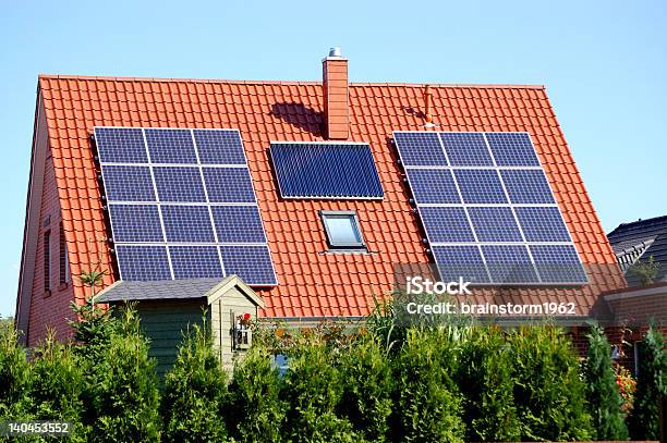 Photovoltaic Stockfoto und mehr Bilder von Blau - Blau, Deutschland, Elektrizität
