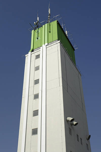 Communications tower 496 stock photo
