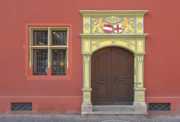 New town hall Freiburg stock photo