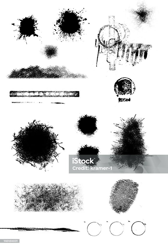 Гранж элементы - Стоковые фото Запачканный роялти-фри