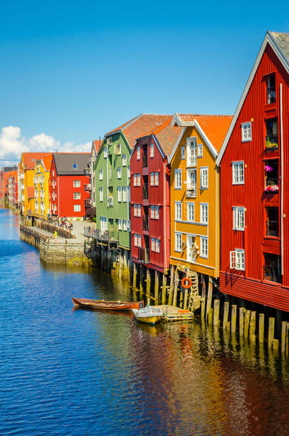 istock Panoramic view of beautiful city Trondheim, Norway 1404541839