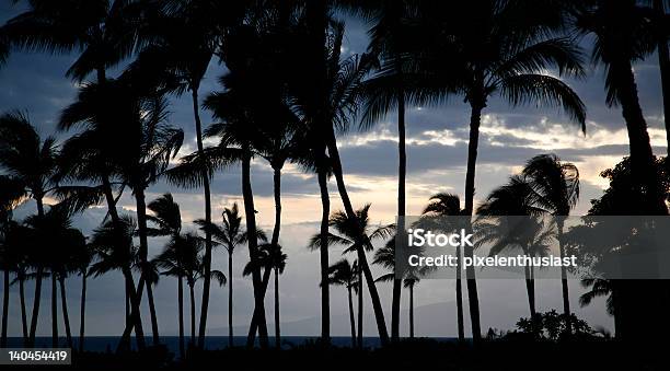 Foto de Maui Havaí Ao Pôrdosol e mais fotos de stock de Cloudscape - Cloudscape, Contorno, Contraluz