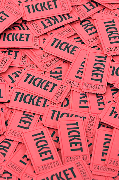 istock Pile of Red Tickets - Vertical 140454913
