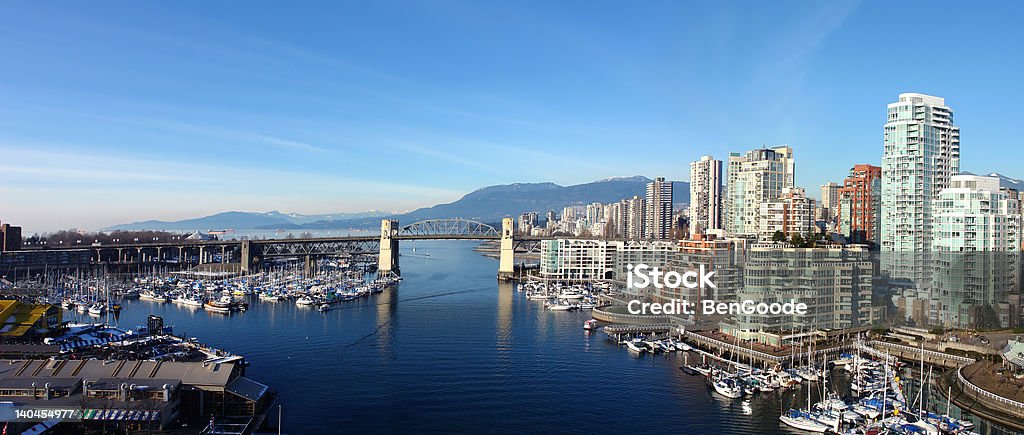 Vancouver panorâmica - Royalty-free Ao Ar Livre Foto de stock