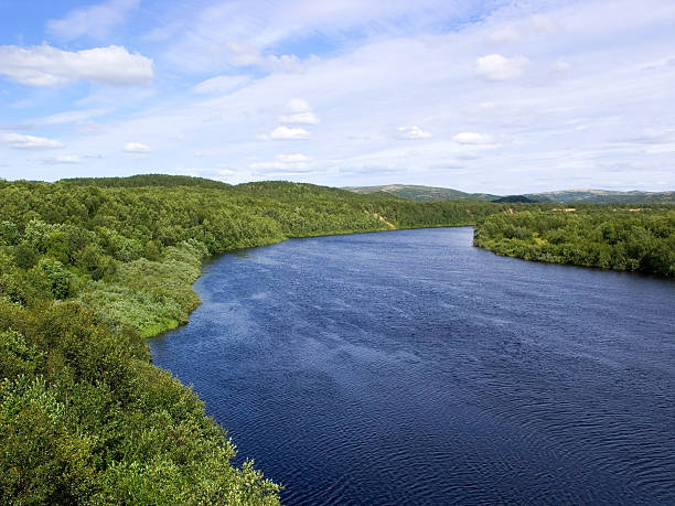 Cтоковое фото Река в российской north