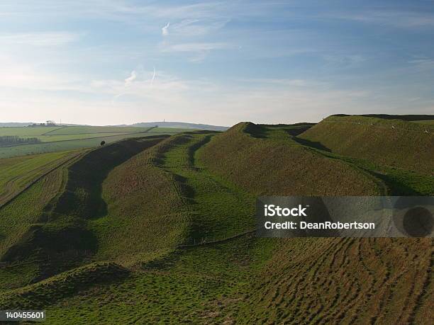 Maiden Castle Dorset Stock Photo - Download Image Now - Dorchester-on-Thames, Dorset - England, Archaeology