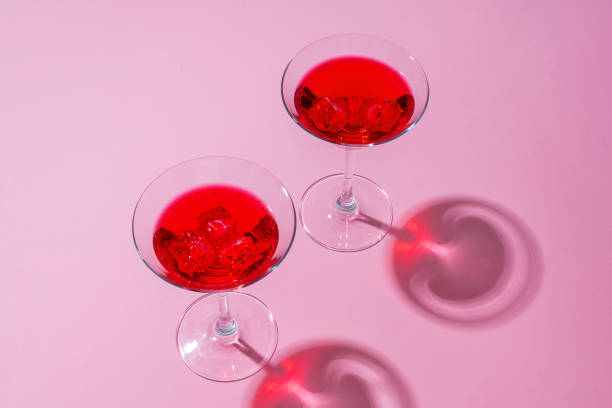 istock Cold and refreshing cocktails on color background 1404557819