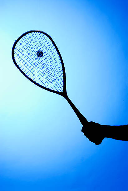 swing - squash racket stock-fotos und bilder