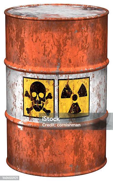 Giftmüll Stockfoto und mehr Bilder von Holzfass - Holzfass, Ölfass, Radioaktive Strahlung