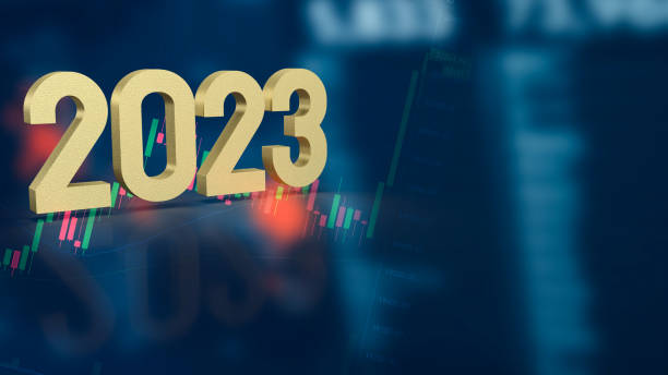 istock The gold number 2023 on business background  3d rendering 1404561823