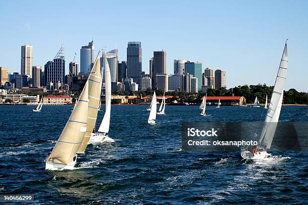 Regata Di Yacht - Fotografie stock e altre immagini di Andare in barca a vela - Andare in barca a vela, Australia, Regata