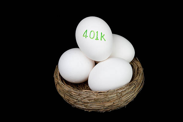 retirement full nest stock photo