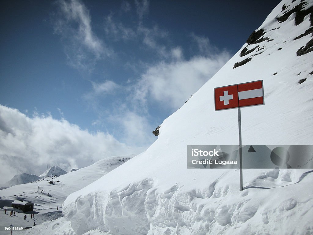 confine internazionale - Foto stock royalty-free di Svizzera