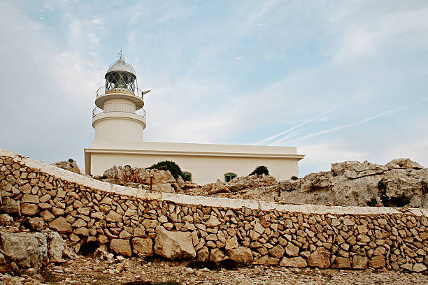 Lighthouse of Menorca stock photo