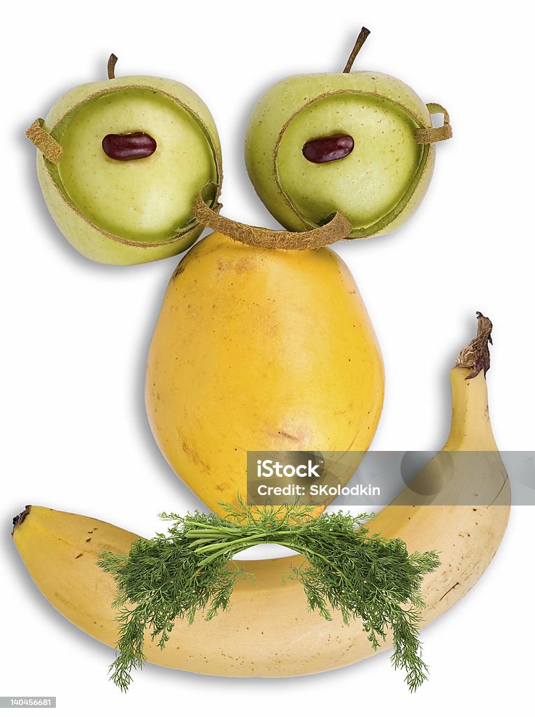 Grab Gesicht gemacht von Obst - Lizenzfrei Bizarr Stock-Foto