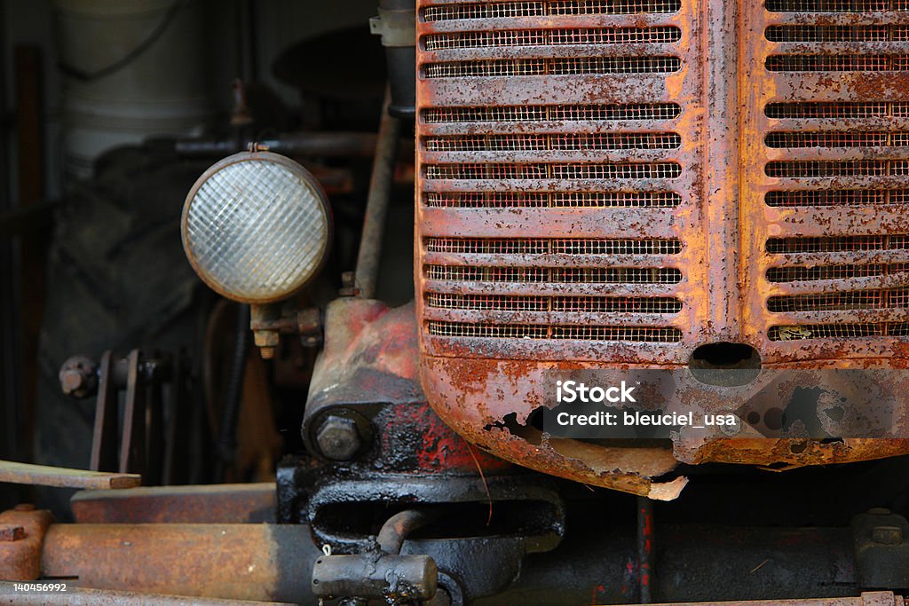 Rusty ferme Tracteur - Photo de Agriculture libre de droits