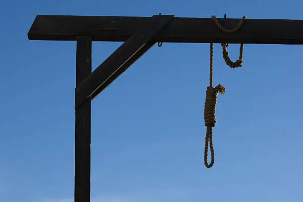 Photo of Gallows in courthouse