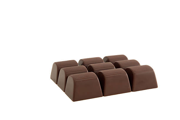 Neuf friandises au chocolat - Photo