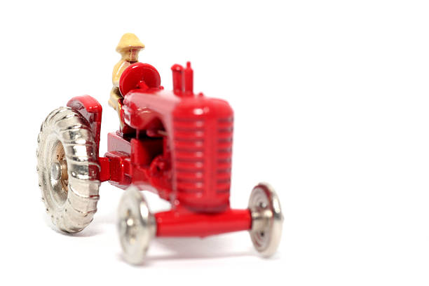 istock Old toy car Massey Harris Tractor 140457438